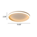 Lampada da soffitto a LED circolare minimalista nordica in ferro e acrilico