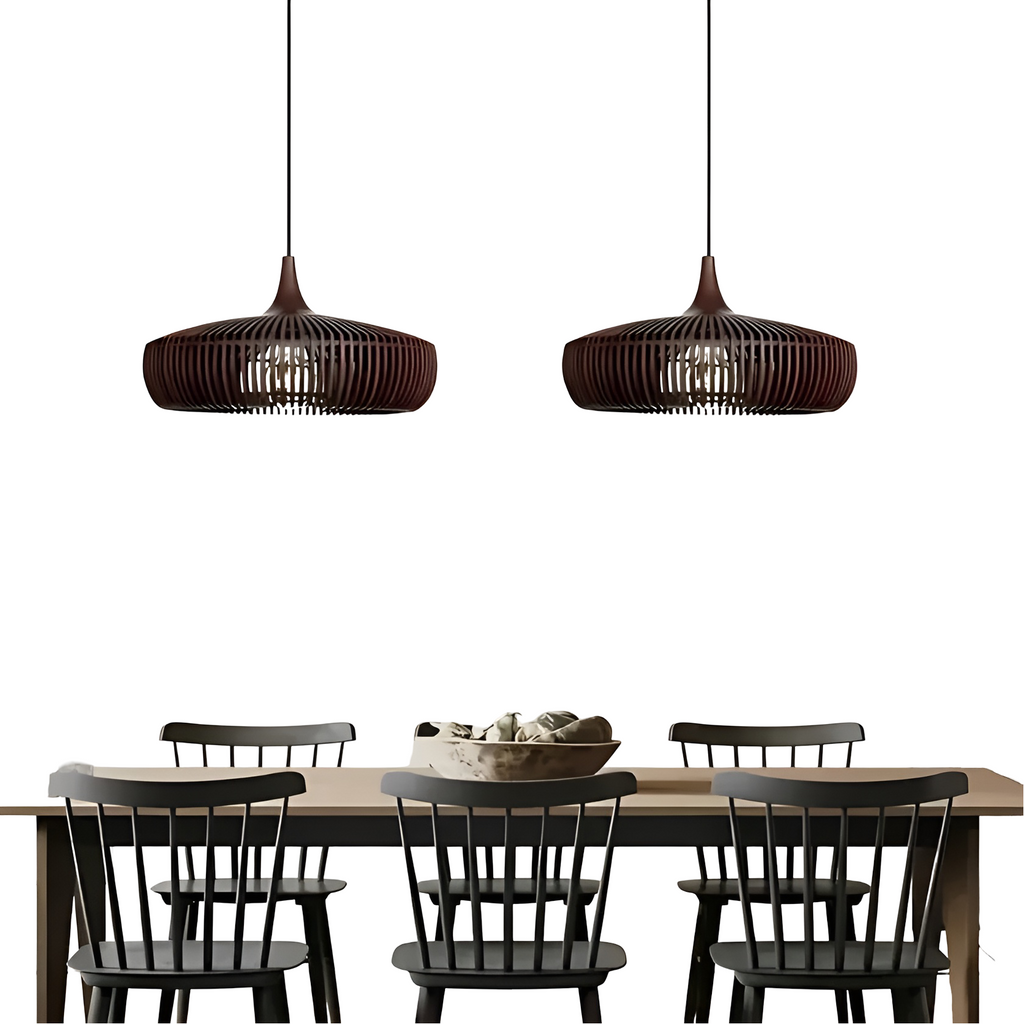 Lampada a sospensione in legno – Illuminazione di alta qualità per un ambiente accogliente