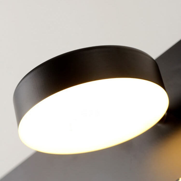 Lampada da Parete LED Quadrata Moderna Minimalista in Ferro e Acrilico Ricaricabile USB