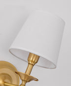 Applique Moderno con Ombrello in Ottone 1/2 Luce