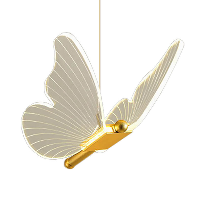 Lampada a sospensione LED a farfalla in acrilico minimalista