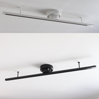 Binario di illuminazione rotante da soffitto 360° per lampade a sospensione e faretti