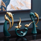CharmiNest - Elegante coppia di inseparabili per un arredamento senza tempo e affascinante