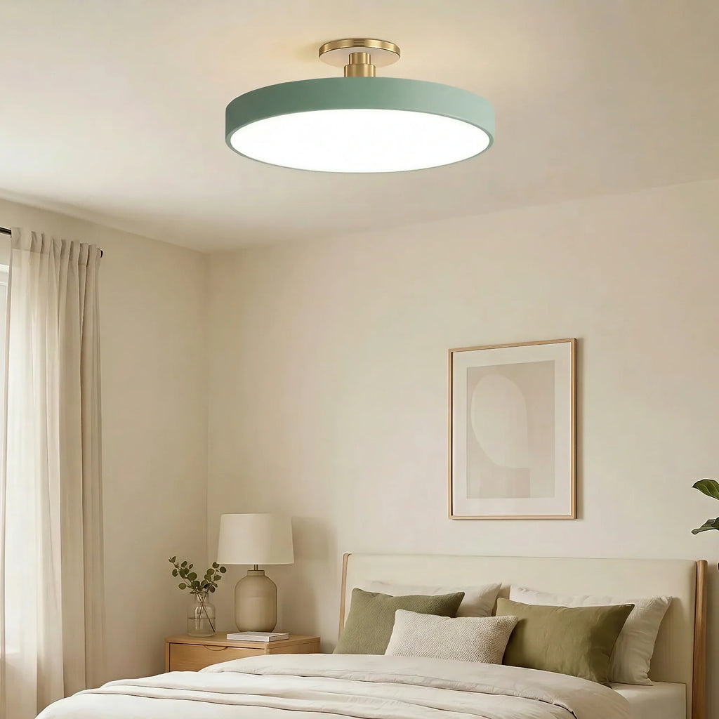 Lampada da soffitto rotonda a incasso nordica
