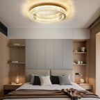 Moderna Creativa Lampada da Soffitto Rotonda in Cristallo