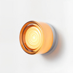 Applique da Parete Rotonda in Vetro Moderno LED 1 Luce
