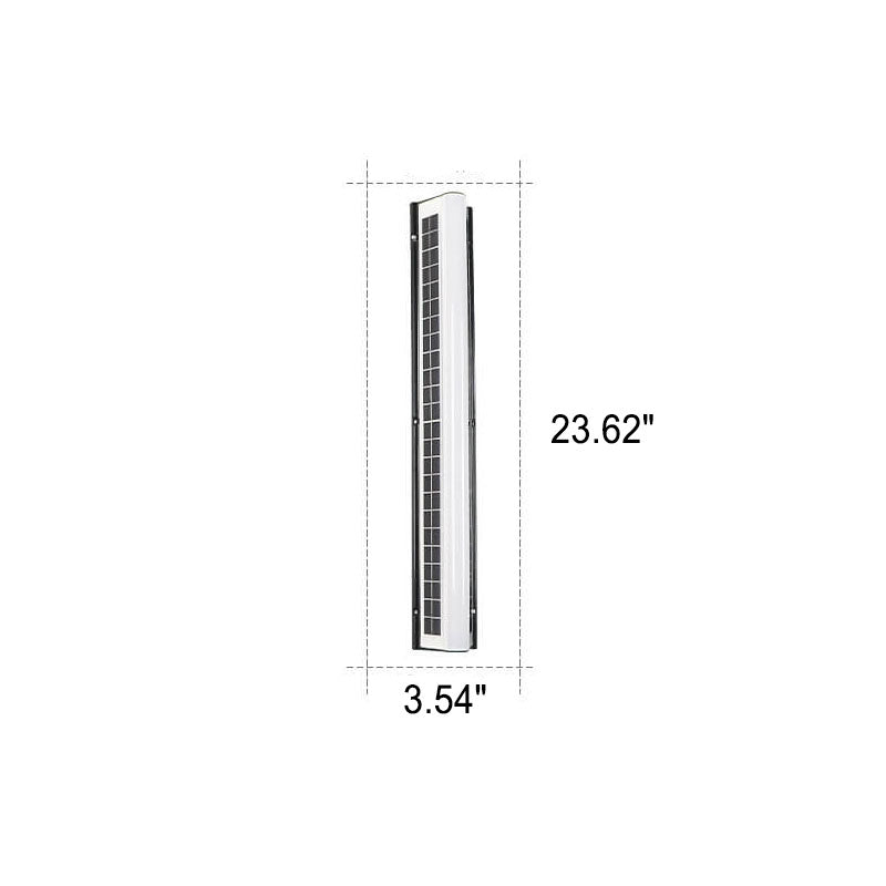Moderna Lampada da Parete da Giardino Esterna a LED Solare Impermeabile in Acrilico