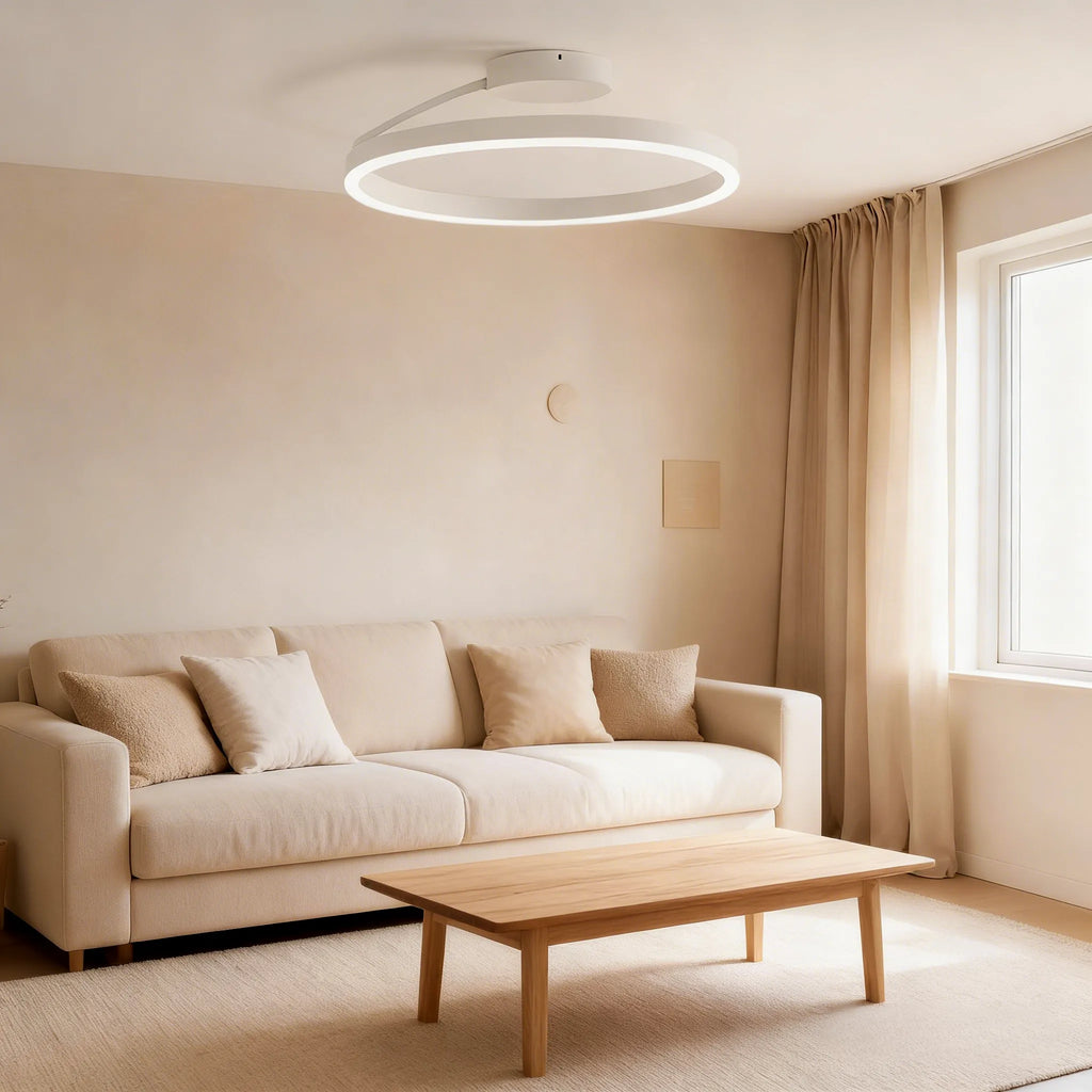 Lampada da Soffitto Rotonda Moderna in Acrilico