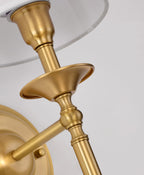 Applique Moderno con Ombrello in Ottone 1/2 Luce