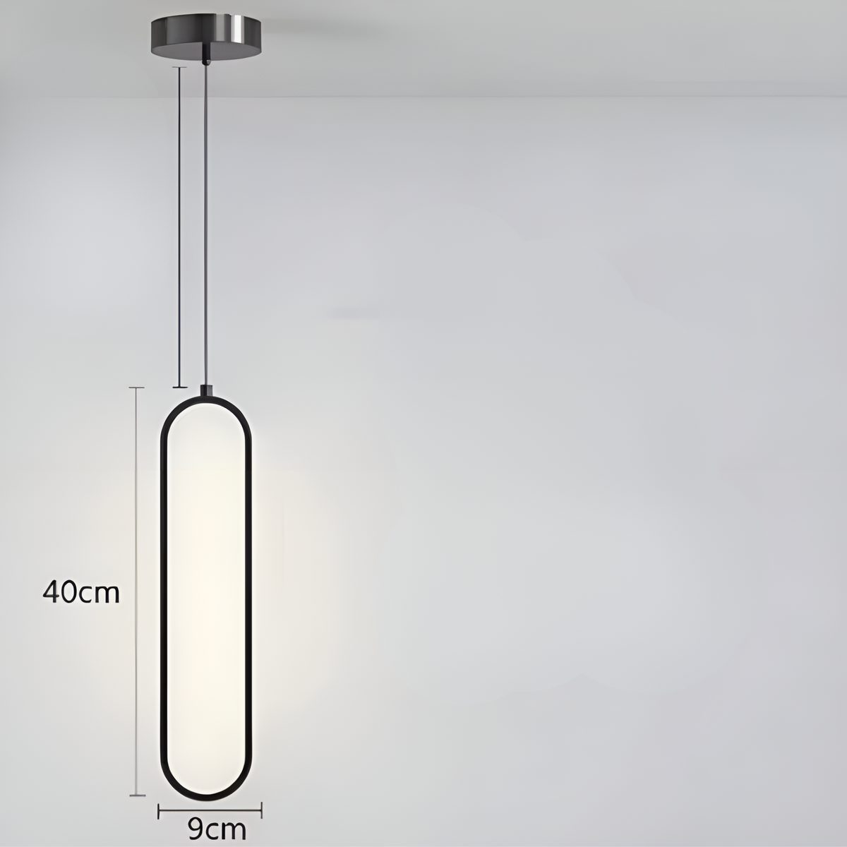 GildedGlow Light - Lampada a sospensione LED decorativa