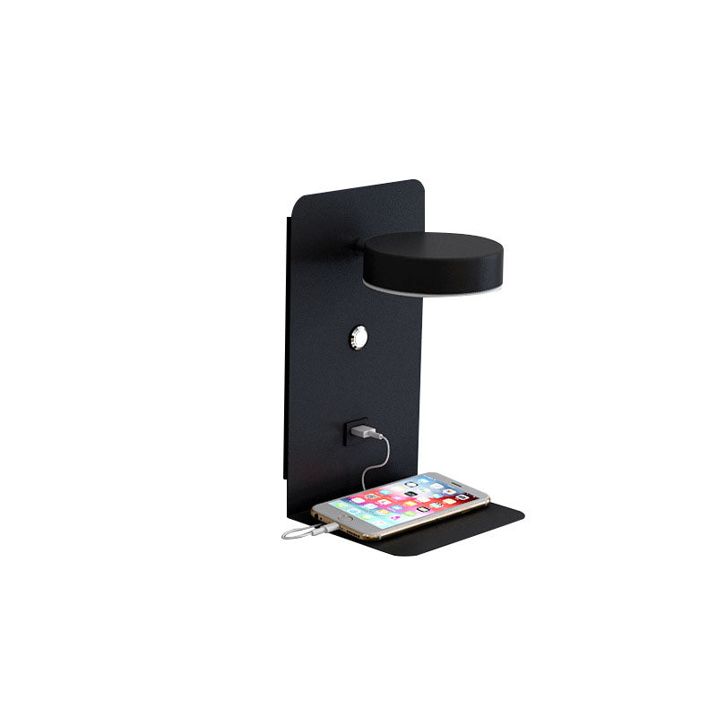 Lampada da Parete LED Quadrata Moderna Minimalista in Ferro e Acrilico Ricaricabile USB