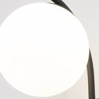 Applique da Parete Lampada a Globo di Vetro Nordic Arc 1 Luce