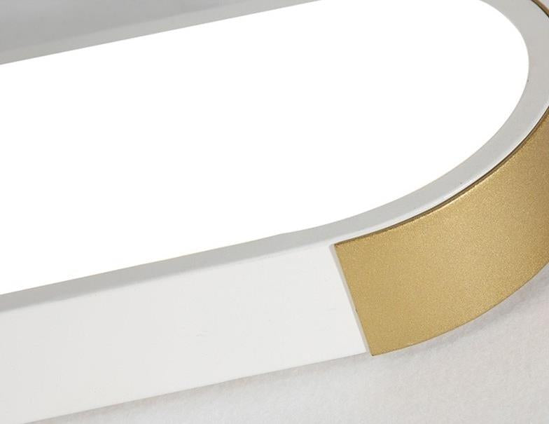 Moderna Lampada da Soffitto LED Flush Mount Rettangolare Minimalista