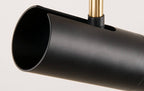 Luce a sospensione LED con spot moderno minimalista in oro a 1 luce
