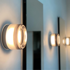 Applique a parete LED 1 luce in acrilico Nordic Dimple