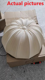 Lampadario Tradizionale Francese a Petalo Semicircolare in Tessuto con Struttura in Ferro 3/5 - Luce per Sala da Pranzo
