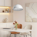 Glarefusion Moderno Creativo Lampadario Semicircolare in Vetro