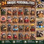 🦝 Calendario dell'Avvento dei Banditi del Giardino – 24 Giorni di Piccole Disavventure