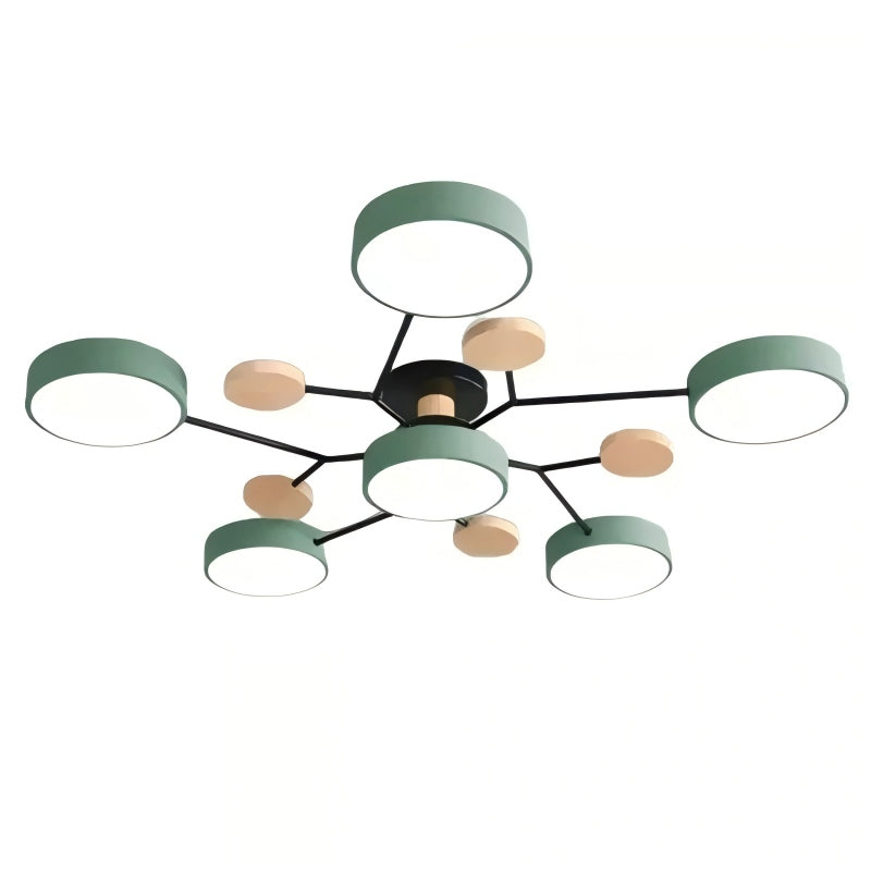 Lampada da soffitto LED circolare in acrilico