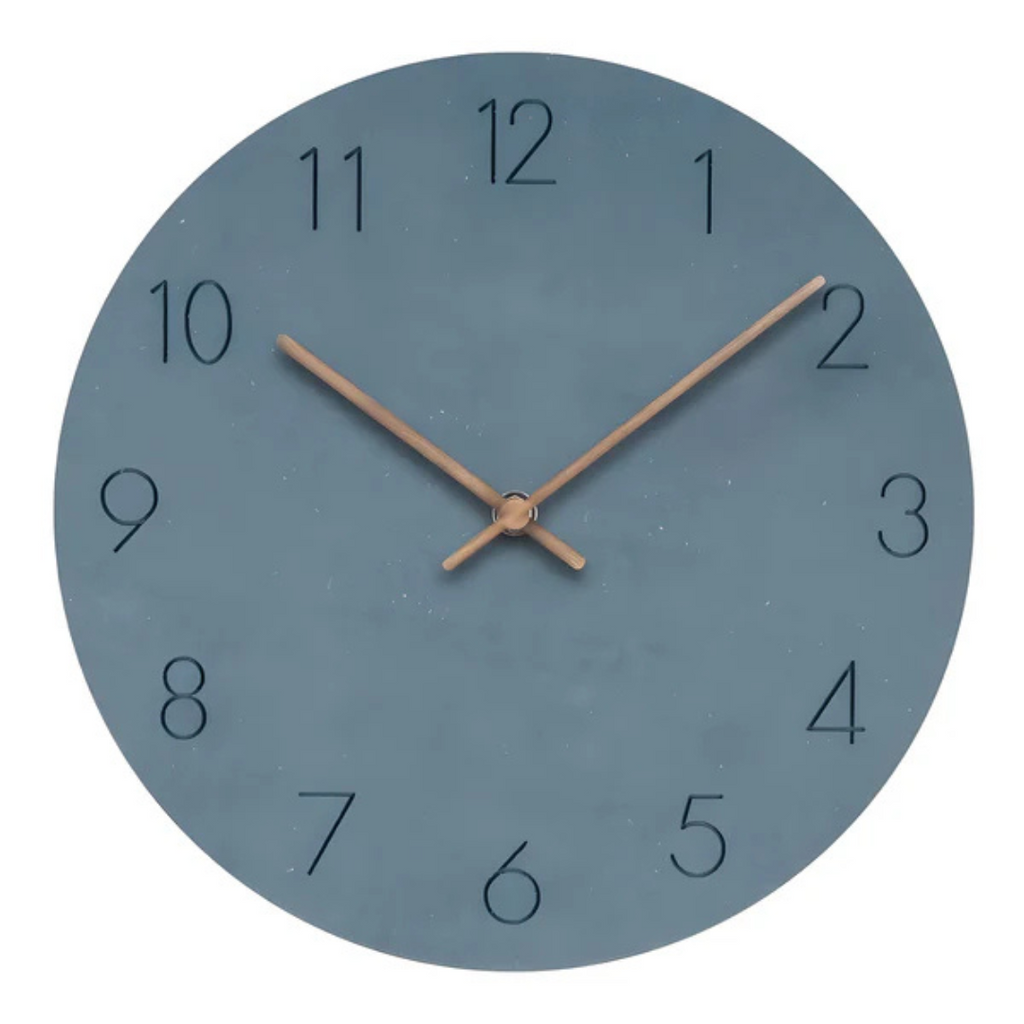 Nork - Orologio da Parete in Legno Minimalista