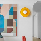 Luce a Disco in Vetro Nordico per Parete e Soffitto LED 1-luce
