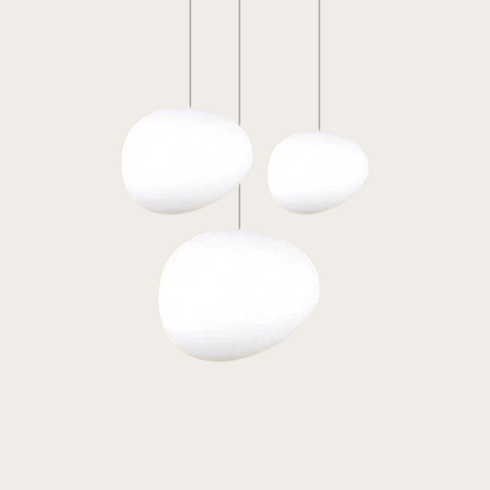 Lampada a Sospensione Pebble in Stile Art Deco Nordico per Soggiorno