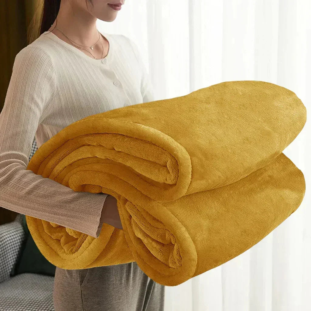 Coperta in Fleece Extra Morbida – Coperta Confortevole per Ogni Stagione