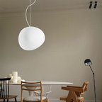 Lampada a Sospensione Nordic White Pebble