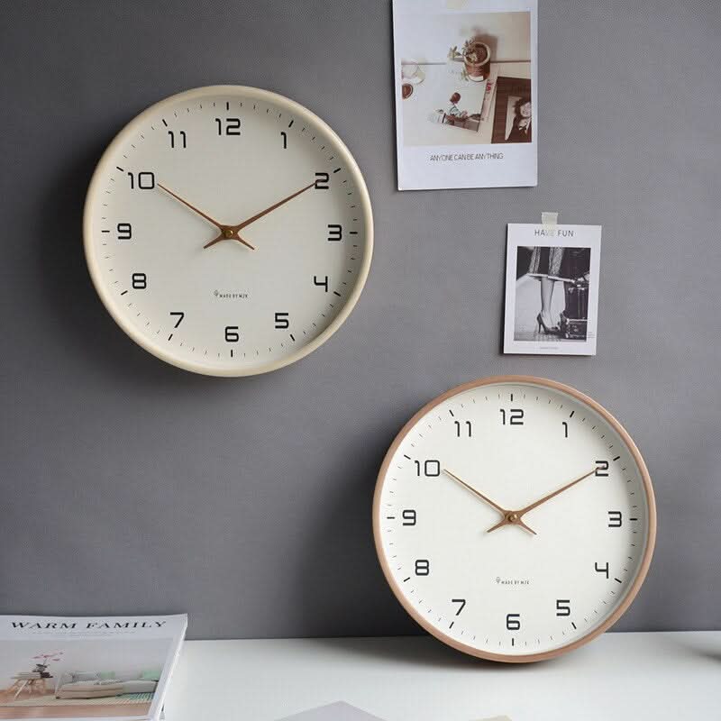 Orologio da parete in legno Claryo Design minimalista