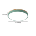 Lampada da soffitto LED rotonda in ferro acrilico minimalista moderna per camera da letto