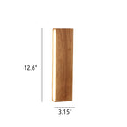 Lampada da parete LED a striscia in legno massello semplice