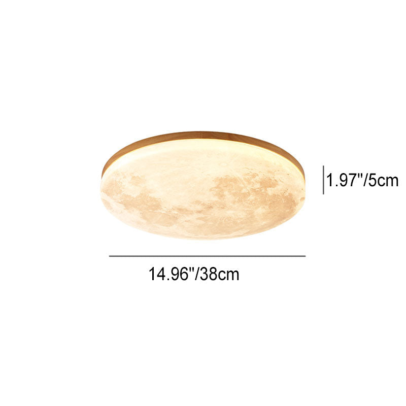 Moderna Luce da Soffitto LED a Incasso Rotonda in PVC Acrilico Minimalista per Soggiorno