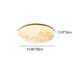 Moderna Luce da Soffitto LED a Incasso Rotonda in PVC Acrilico Minimalista per Soggiorno