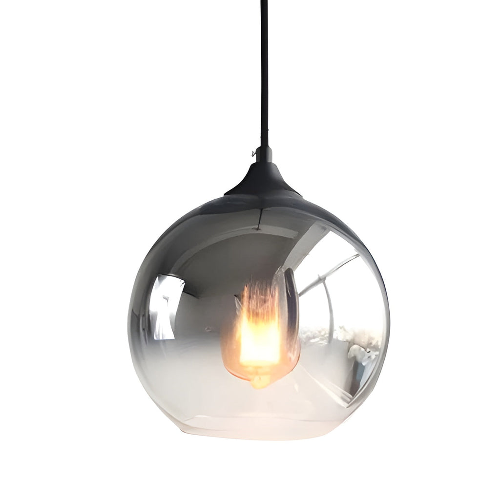 Lampada a sospensione in vetro industriale con LED – Moderna e decorativa | Ideale per cucine, sale da pranzo e bar