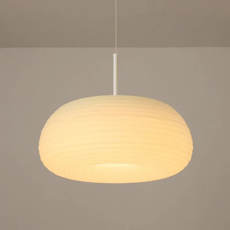 Lampada a sospensione a forma di tamburo Janine