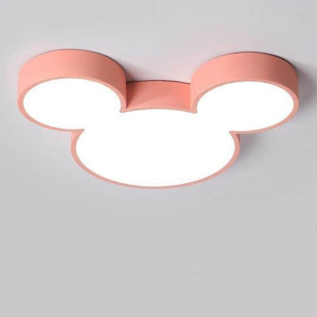 Lampada da soffitto LED a soffitto a cartone di topo creativo contemporaneo per soggiorno e camera da letto