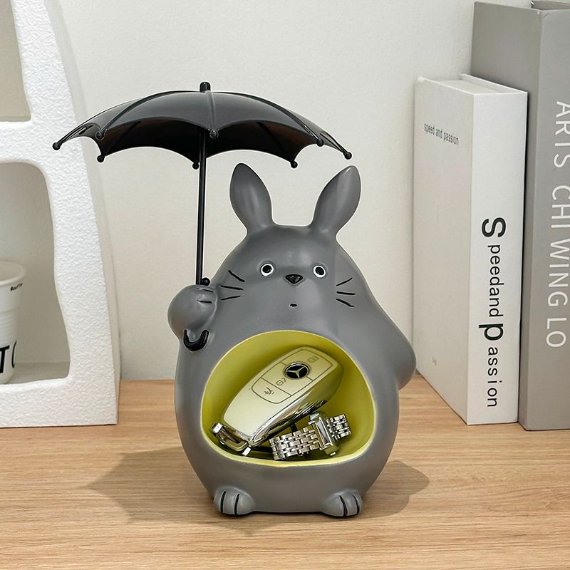 AuraTotor – Statua Decorativa a Forma di Totoro con Design per Riporre