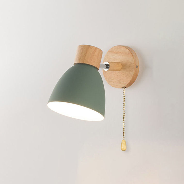 Applique a parete LED in legno a cono moderno minimalista | 1 luce