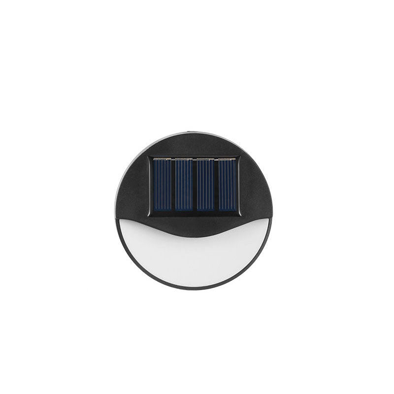 Luce da Esterno a LED Solare Rotonda Quadrata Moderna Minimalista Impermeabile per Passi da Patio