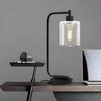 Lampada da tavolo cilindrica – Luce ambientale elegante | Perfetta per un arredamento moderno