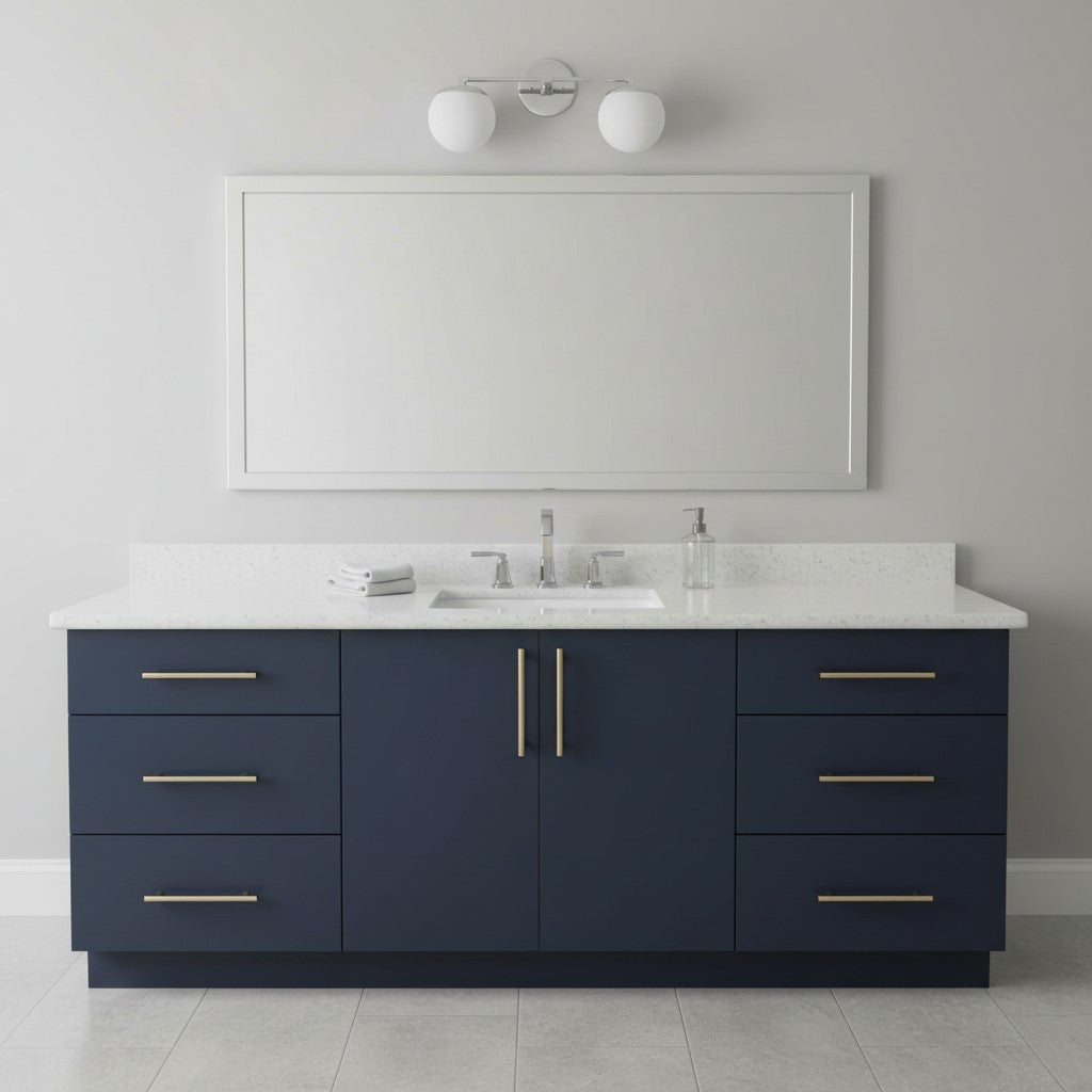 Applique da Bagno in Vetro Latte e Ottone