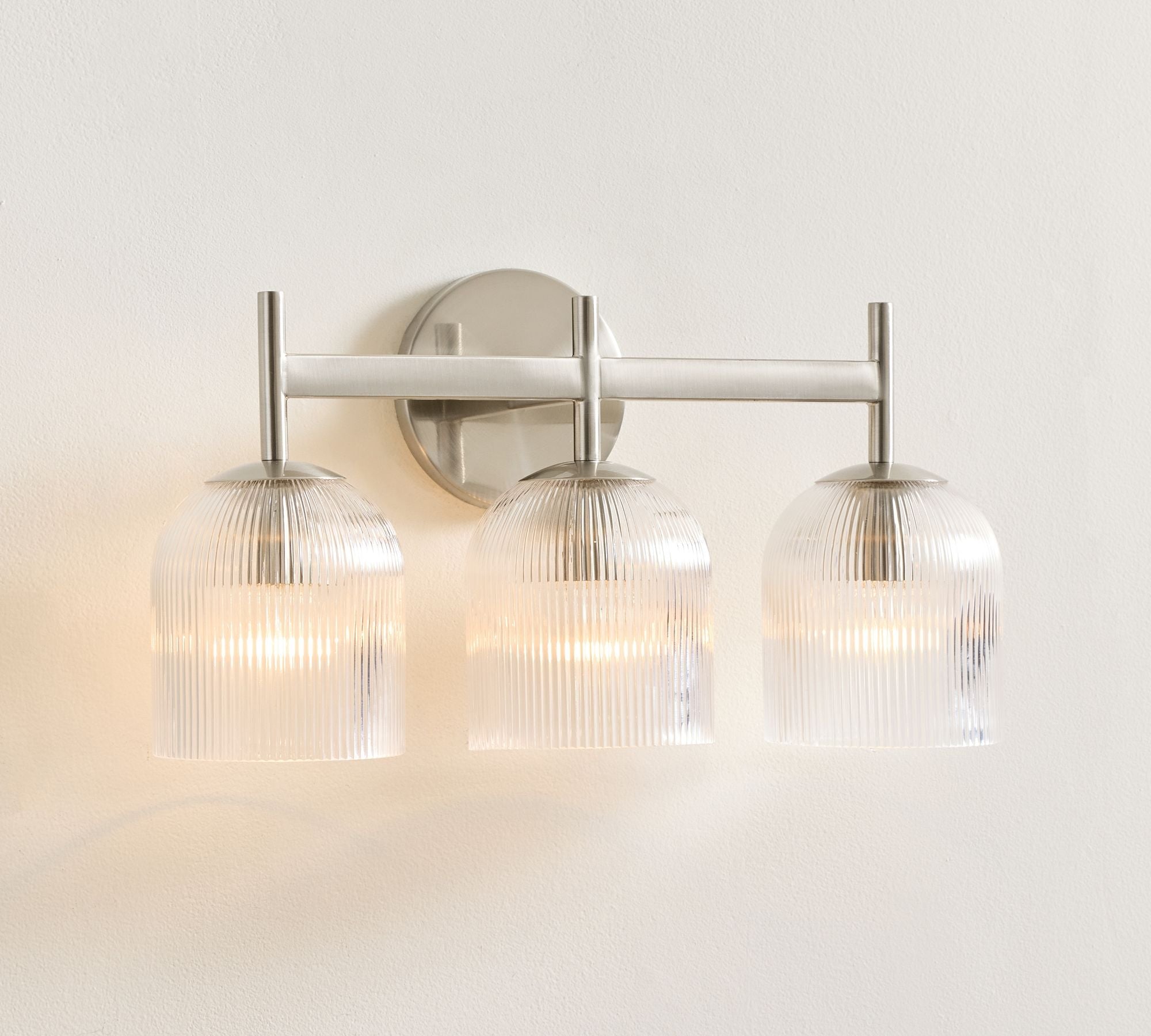 Luce da Parete in Vetro e Metallo Haze