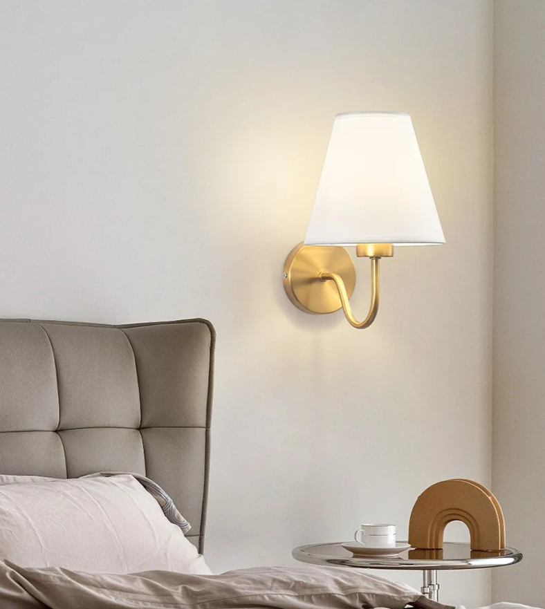 LumaFabrica – Applique Nordico con Paralume in Tessuto