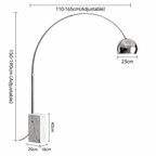Lampada da Terra Arco Italiana – Design Moderno per il Soggiorno