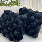 Cuscini decorativi a nodo in set da 2 – Morbidi e Decorativi | Perfetti per divano, letto e soggiorno