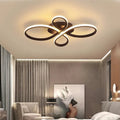 Brisa Moderno LED Multi Anelli Plafoniera, Marrone/Bianco
