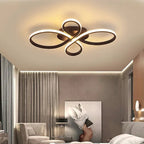 Brisa Moderno LED Multi Anelli Plafoniera, Marrone/Bianco
