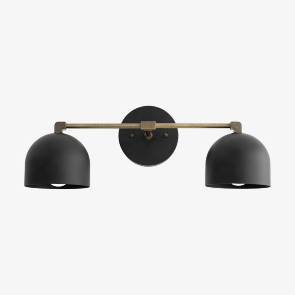 Applique da Parete in Ottone Chroma Dome per Bagno Moderno