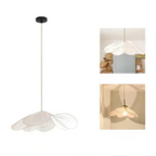 LumaFlora Petal Light – Lampada a Sospensione in Tessuto Artistico con Petali Colorati