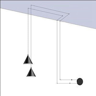 Lampada a sospensione moderna | Design in metallo minimalista